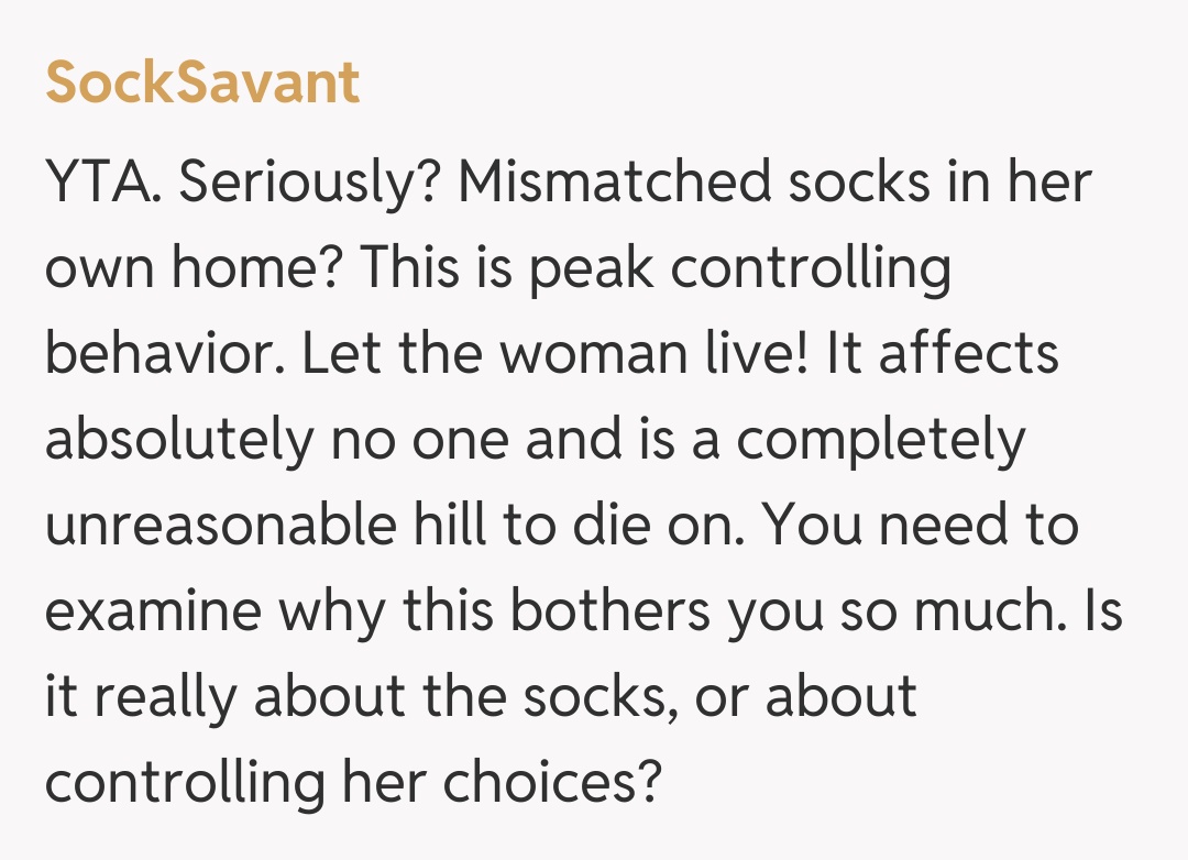 Comentariu de la SockSavant