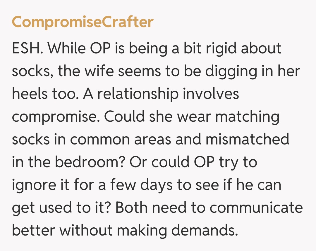 Comentariu de la CompromiseCrafter