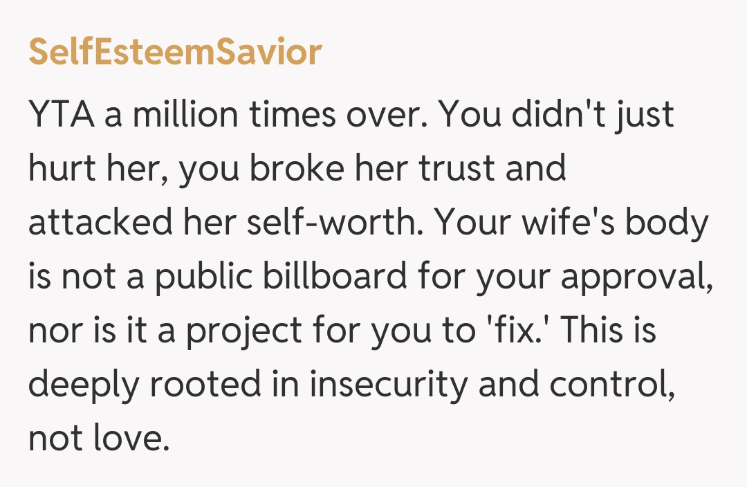 Comentariu de la SelfEsteemSavior