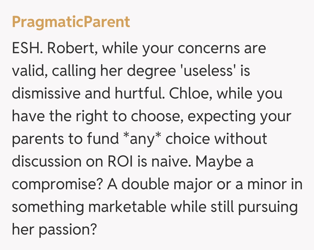 Comentariu de la PragmaticParent