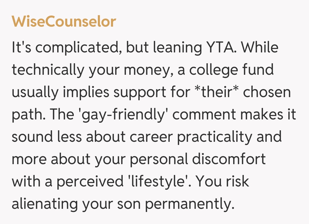 Comentariu de la WiseCounselor