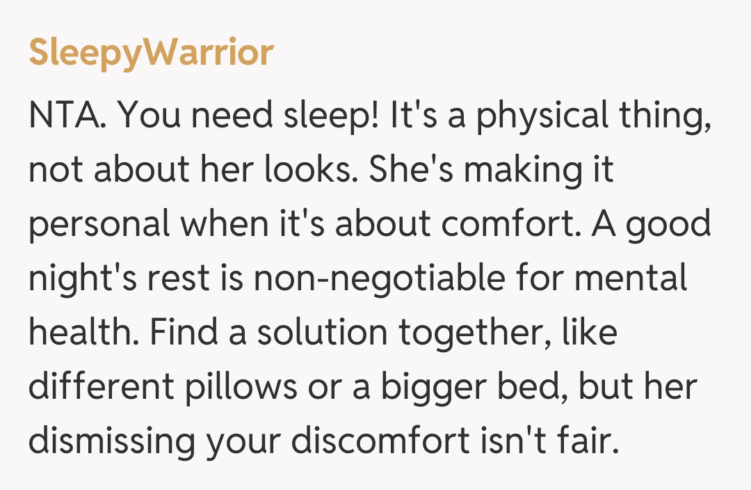 Comentariu de la SleepyWarrior