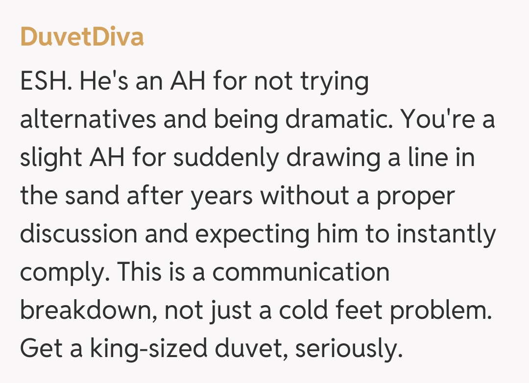 Comentariu de la DuvetDiva