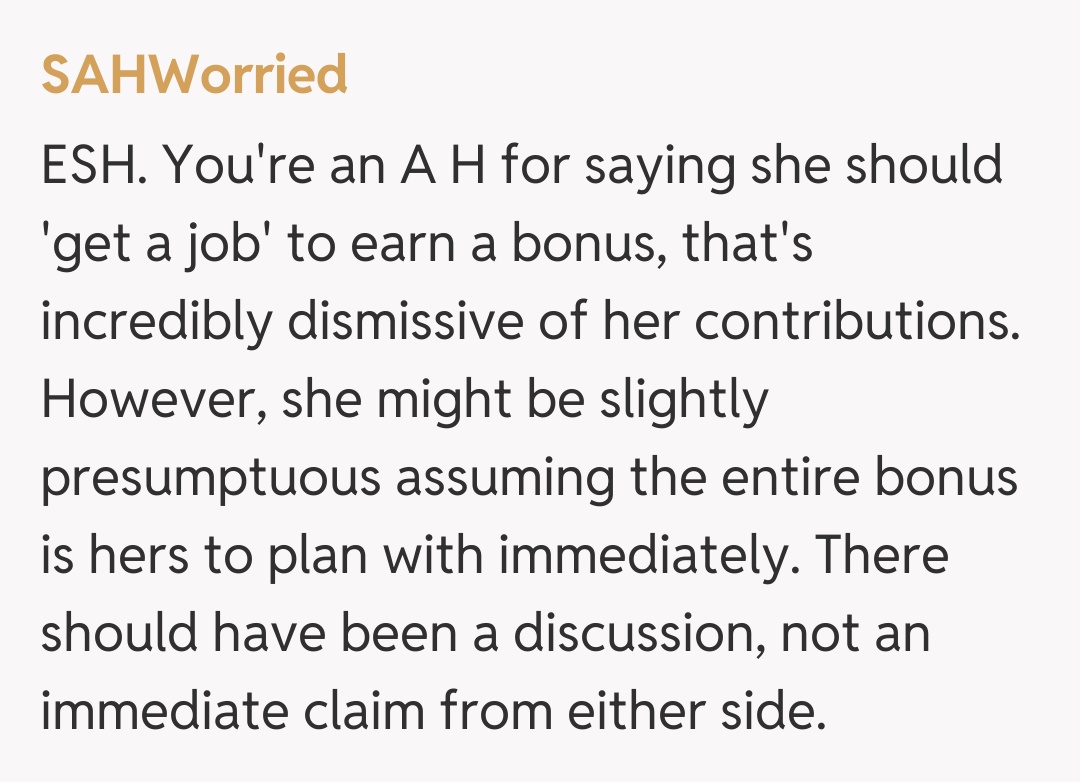 Comentariu de la SAHWorried