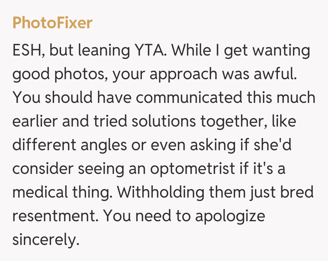 Comentariu de la PhotoFixer