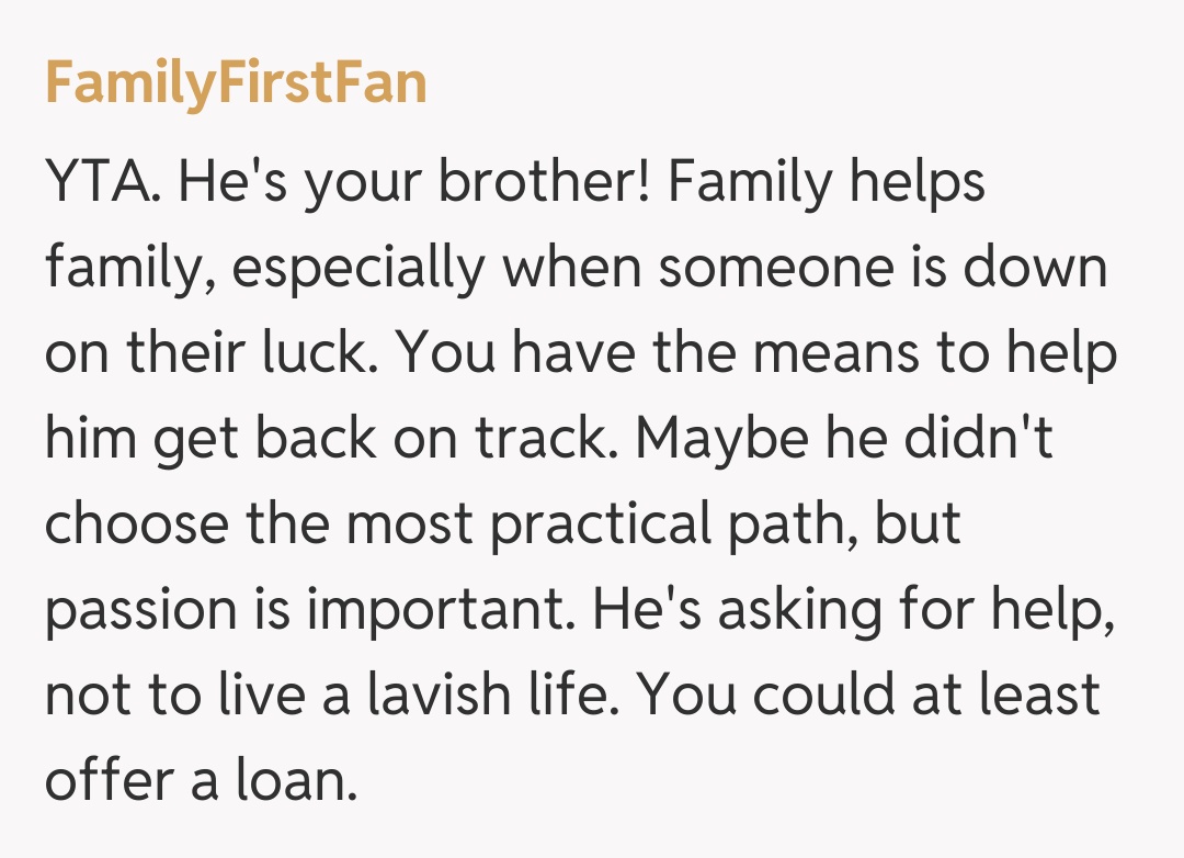 Comentariu de la FamilyFirstFan