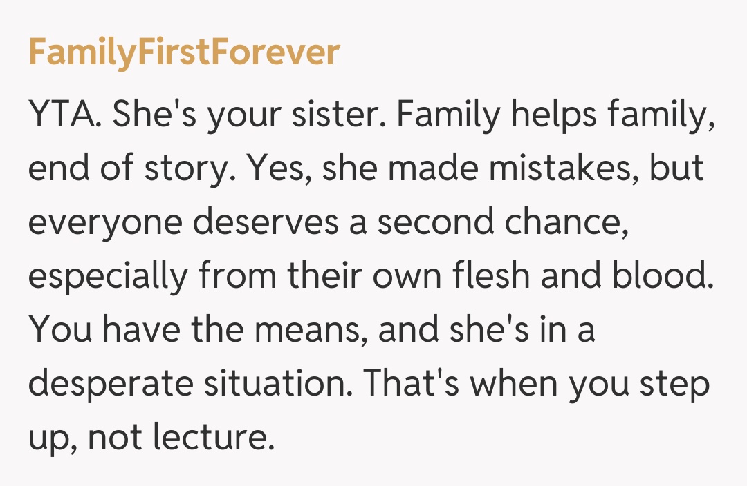 Comentariu de la FamilyFirstForever