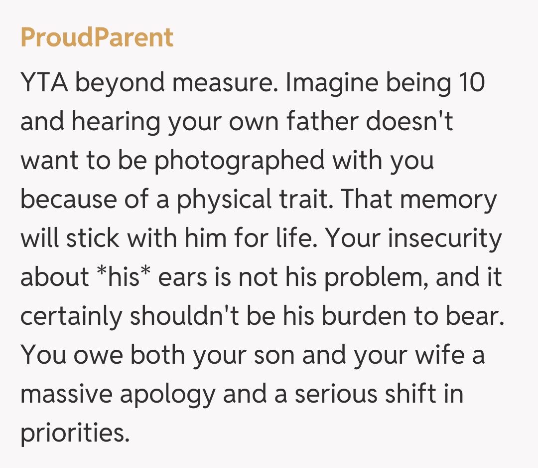 Comentariu de la ProudParent