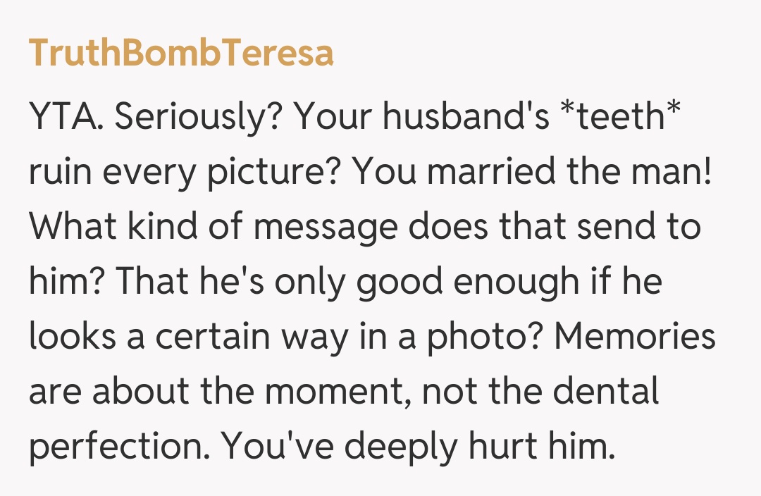 Comentariu de la TruthBombTeresa