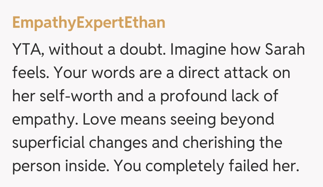 Comentariu de la EmpathyExpertEthan