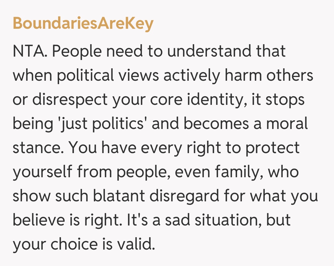 Comentariu de la BoundariesAreKey