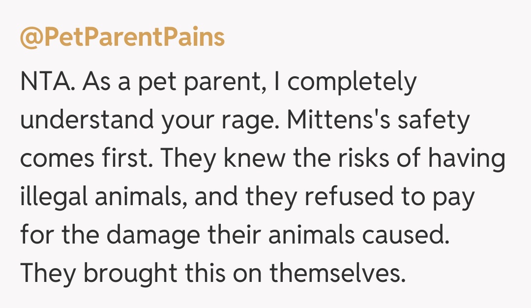 Comentariu de la @PetParentPains