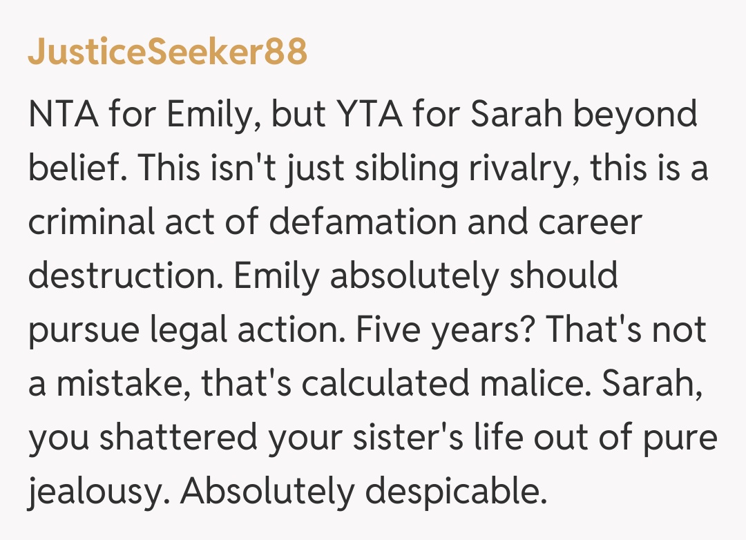 Comentariu de la JusticeSeeker88