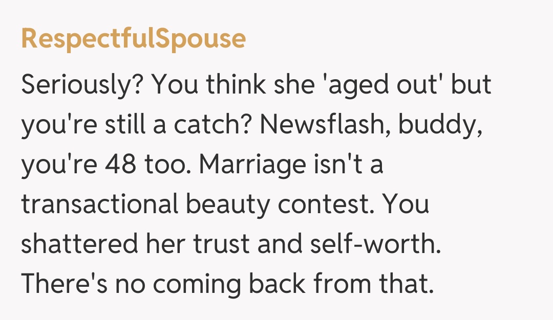 Comentariu de la RespectfulSpouse