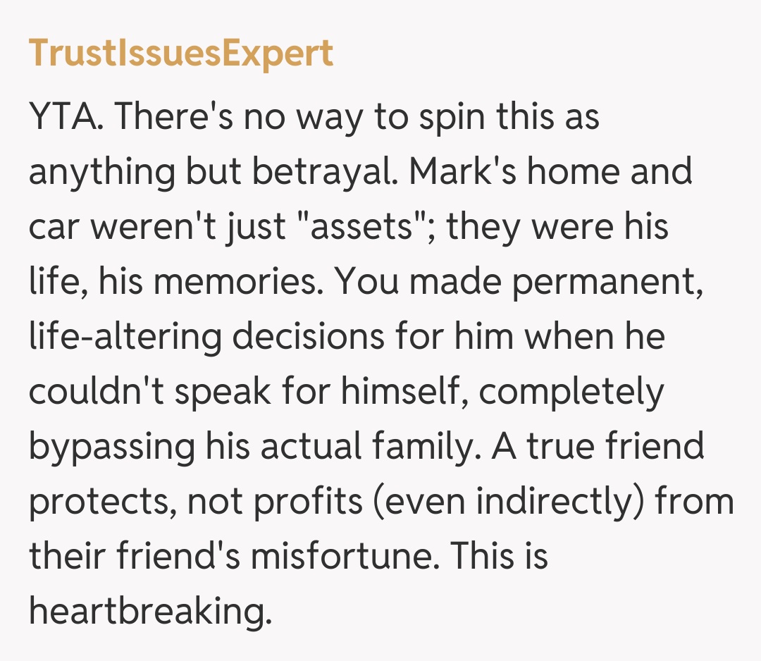 Comentariu de la TrustIssuesExpert