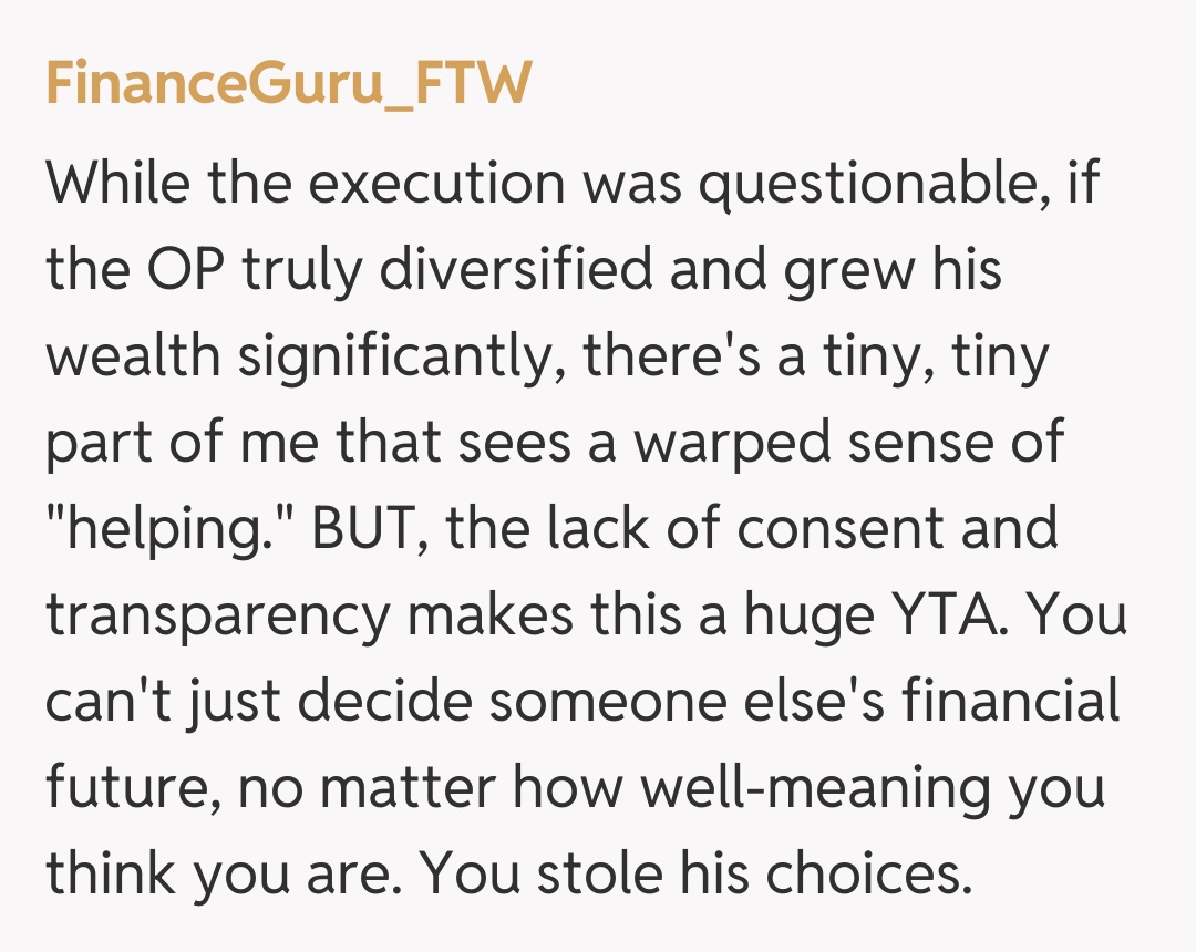 Comentariu de la FinanceGuru_FTW