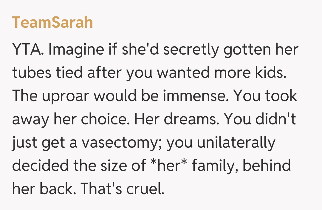 Comentariu de la TeamSarah