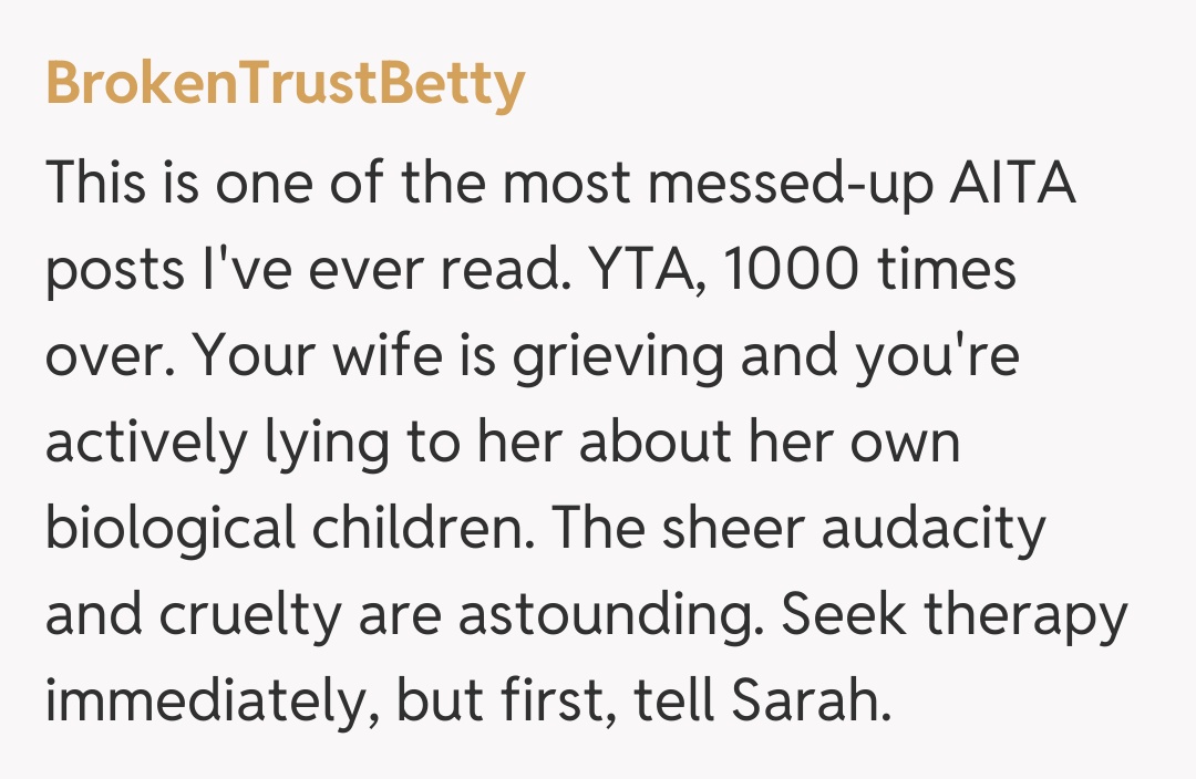 Comentariu de la BrokenTrustBetty