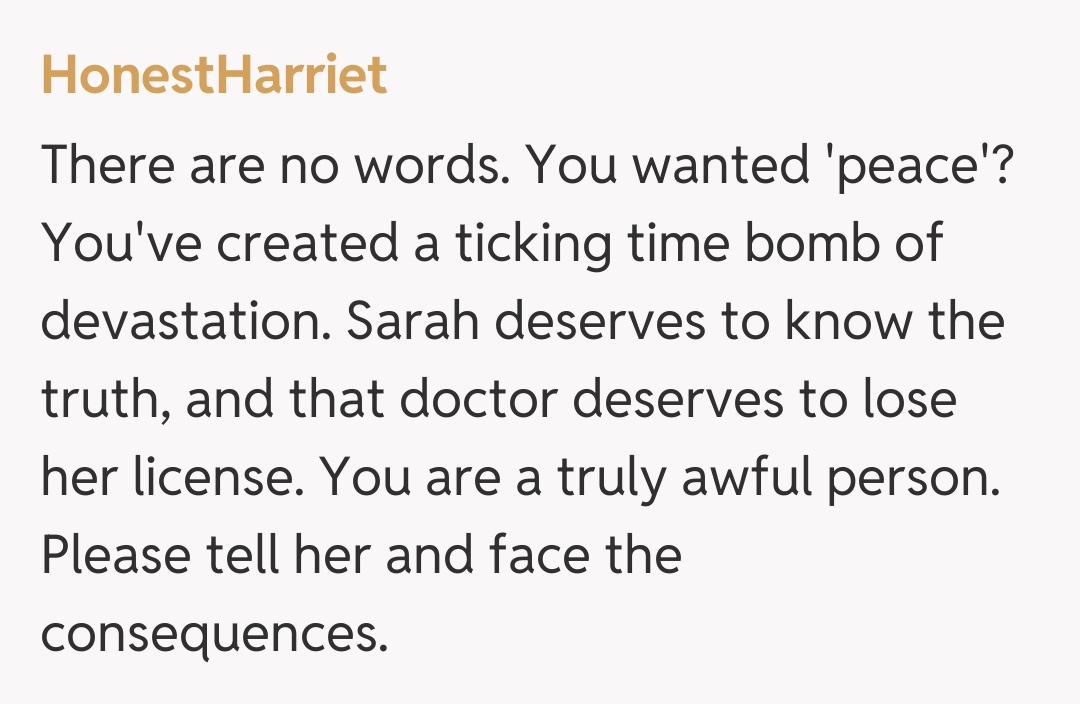 Comentariu de la HonestHarriet