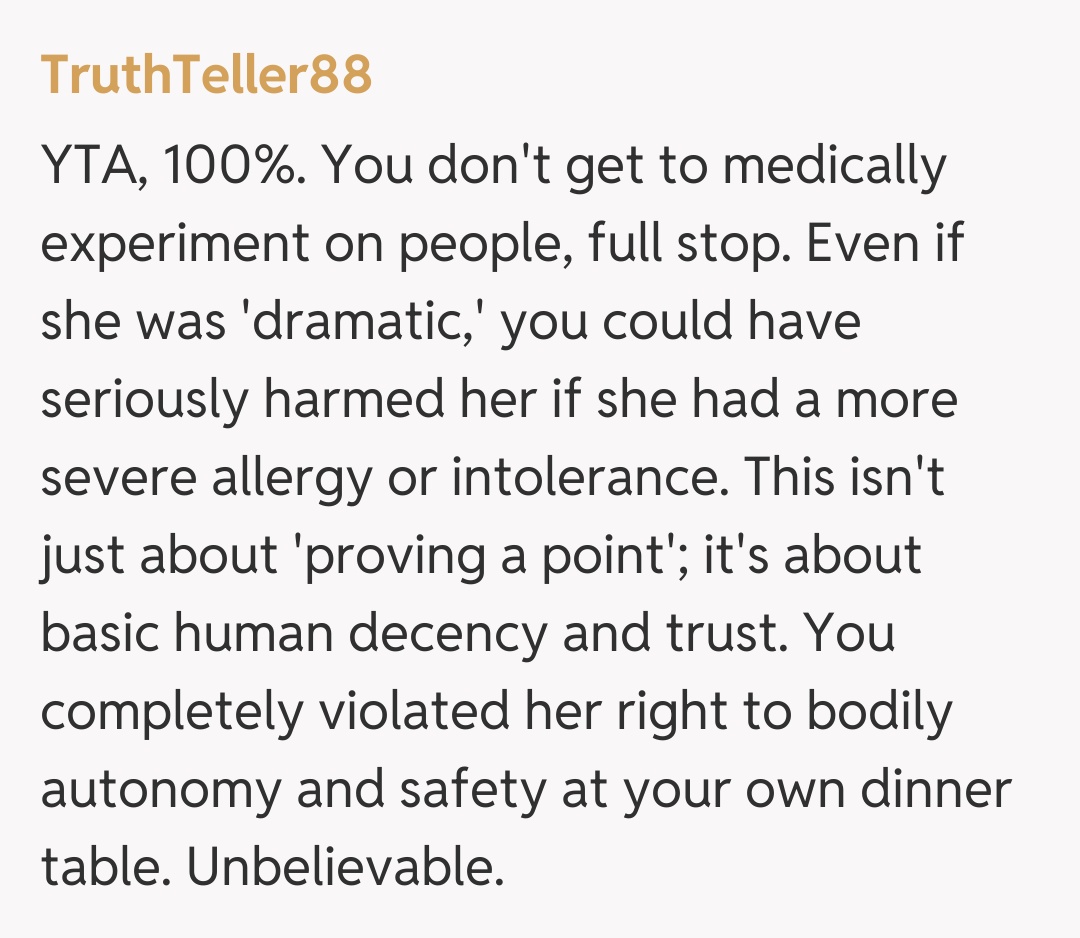 Comentariu de la TruthTeller88