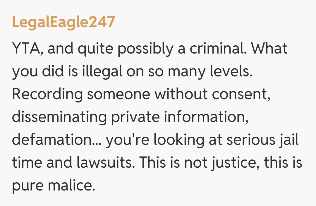 Comentariu de la LegalEagle247