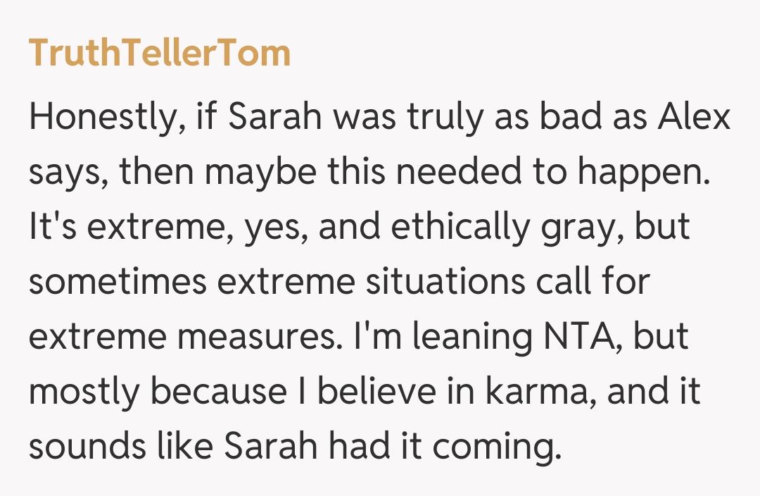 Comentariu de la TruthTellerTom