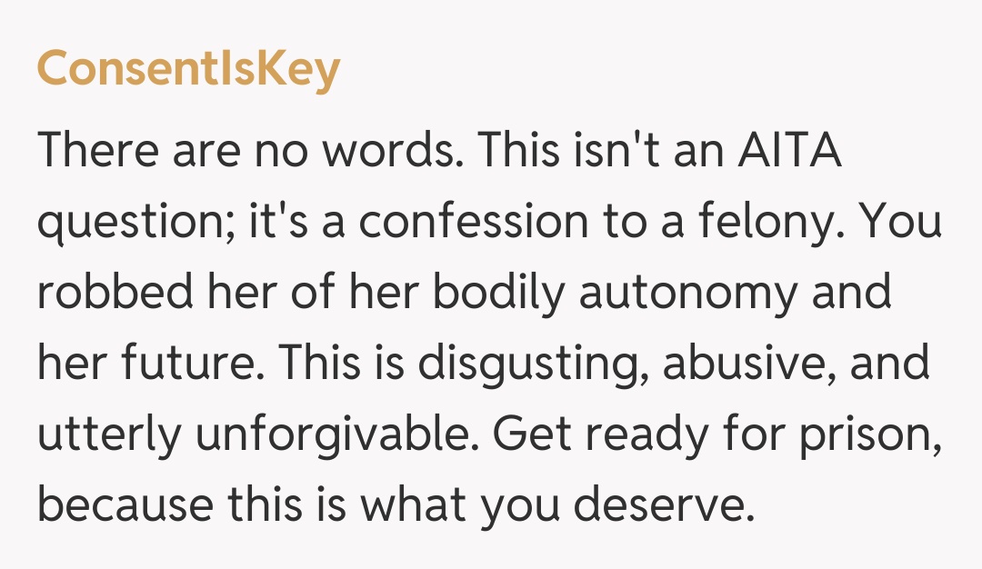 Comentariu de la ConsentIsKey