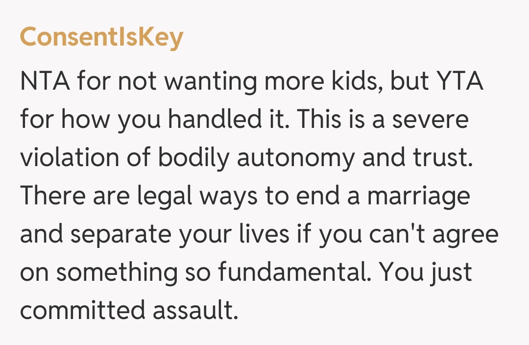 Comentariu de la ConsentIsKey