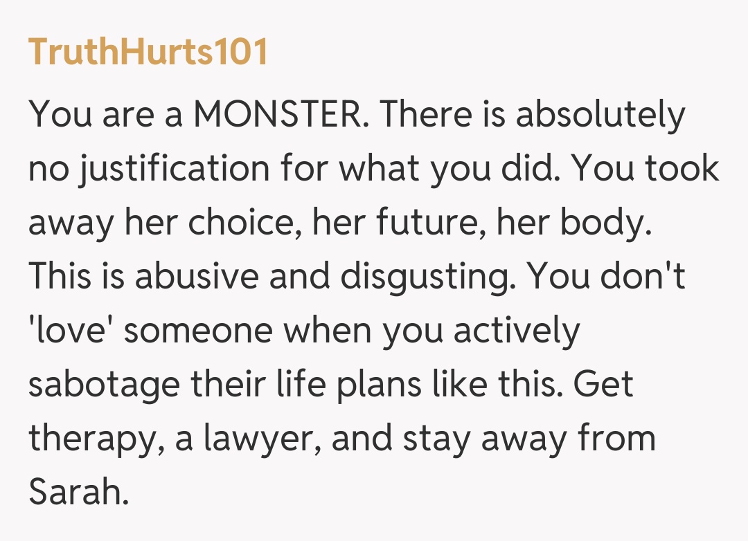 Comentariu de la TruthHurts101