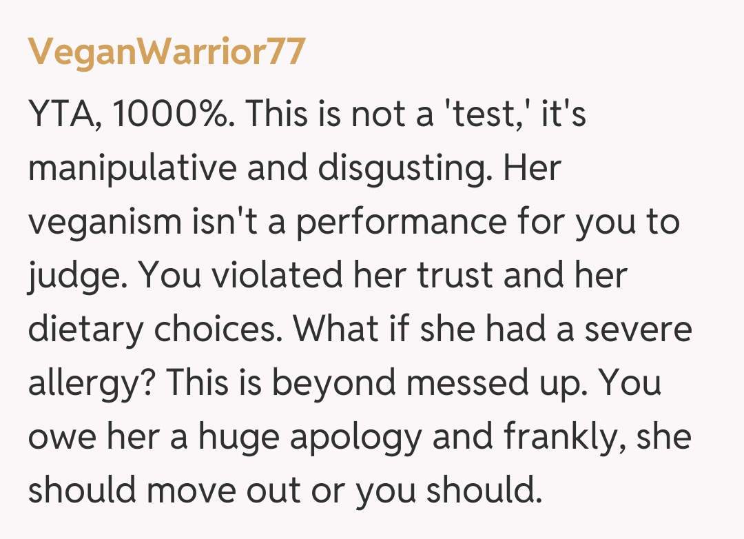 Comentariu de la VeganWarrior77