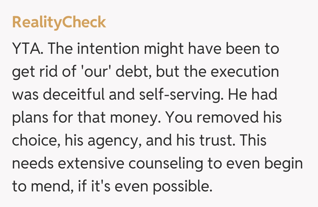 Comentariu de la RealityCheck