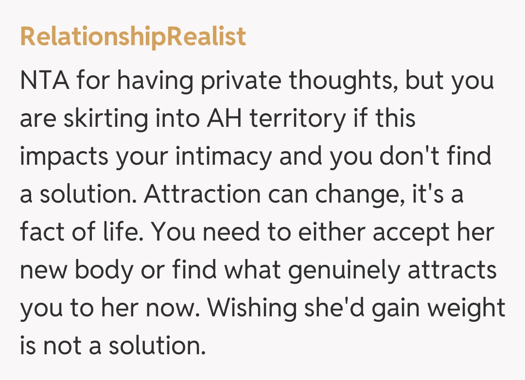 Comentariu de la RelationshipRealist