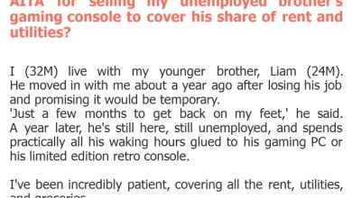 Photo of AITA for selling my unemployed brother’s gaming console to cover his share of rent and utilities?