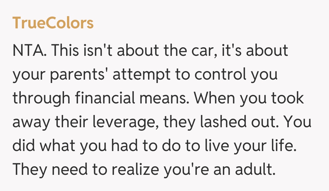 Comentariu de la TrueColors