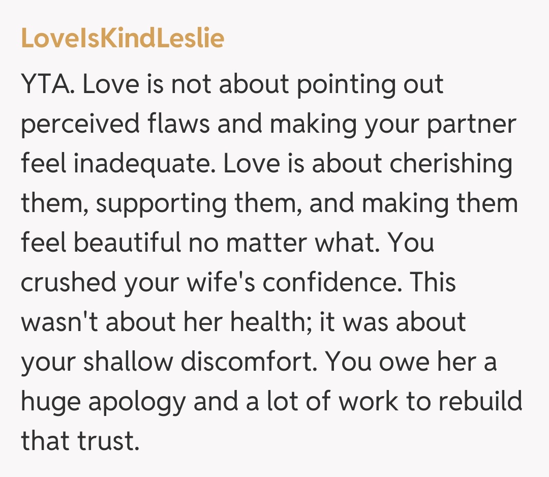 Comentariu de la LoveIsKindLeslie