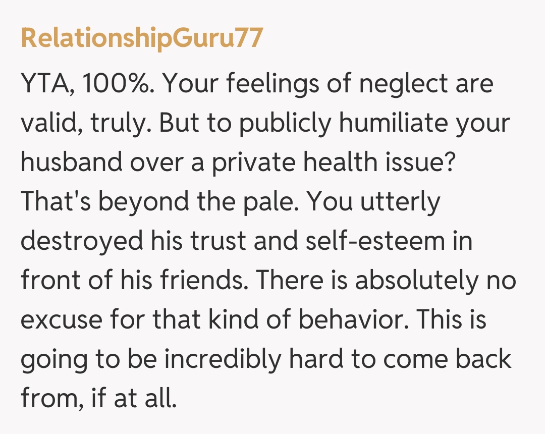 Comentariu de la RelationshipGuru77