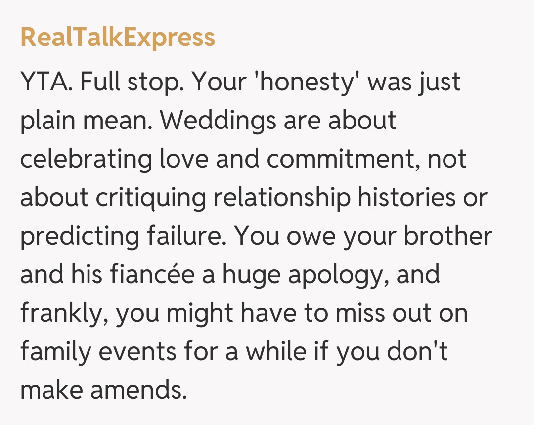 Comentariu de la RealTalkExpress