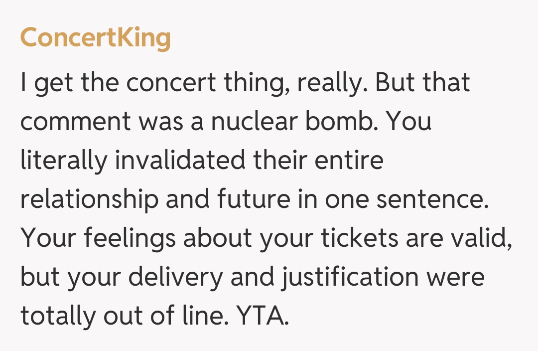 Comentariu de la ConcertKing