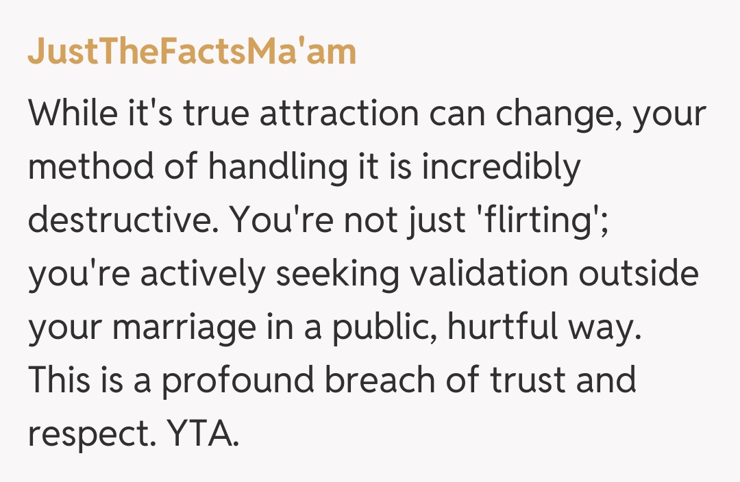 Comentariu de la JustTheFactsMa'am