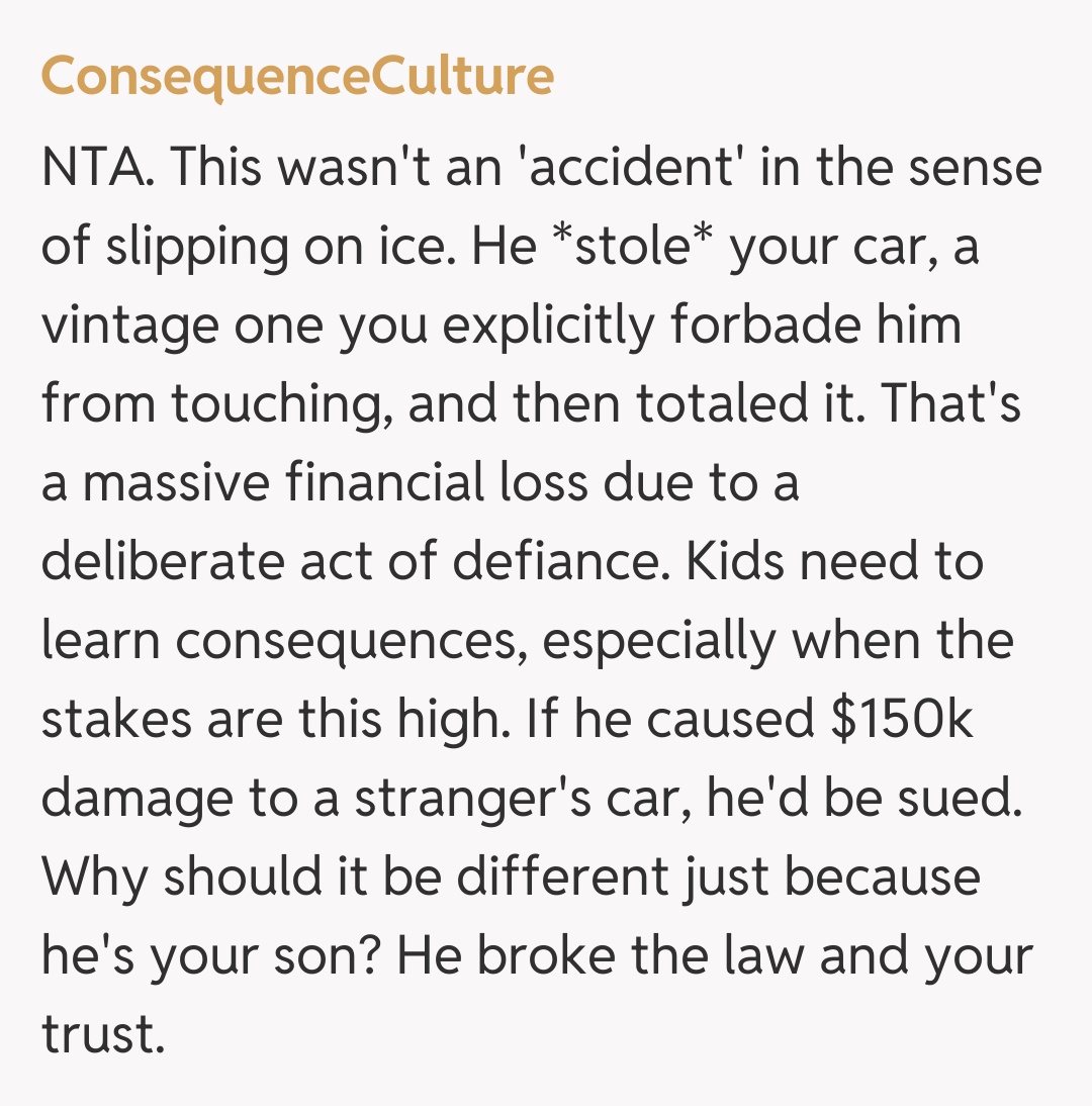 Comentariu de la ConsequenceCulture