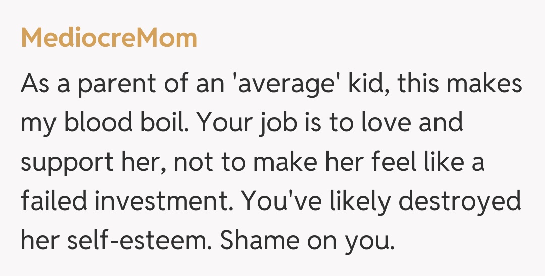 Comentariu de la MediocreMom