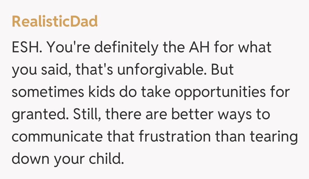 Comentariu de la RealisticDad