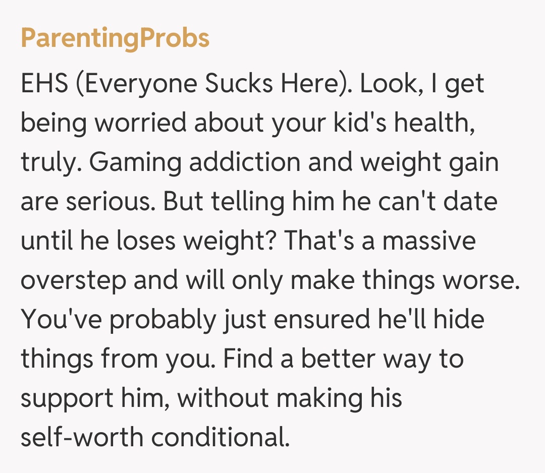 Comentariu de la ParentingProbs