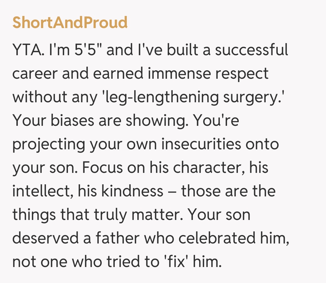 Comentariu de la ShortAndProud