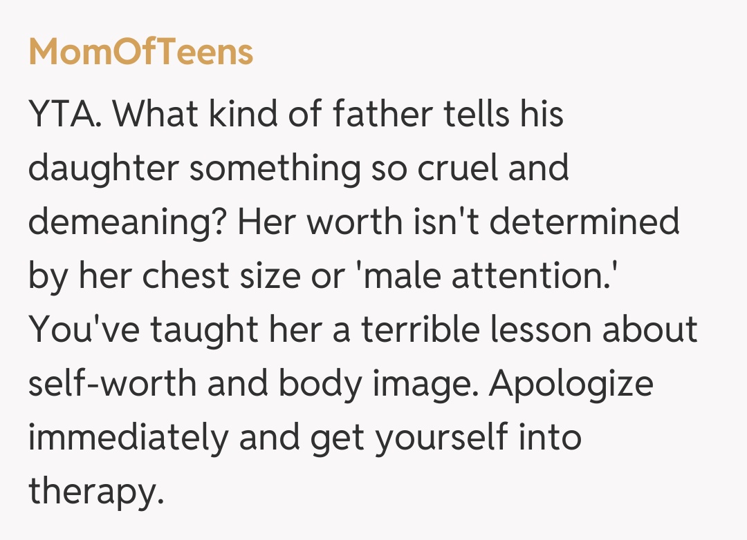 Comentariu de la MomOfTeens