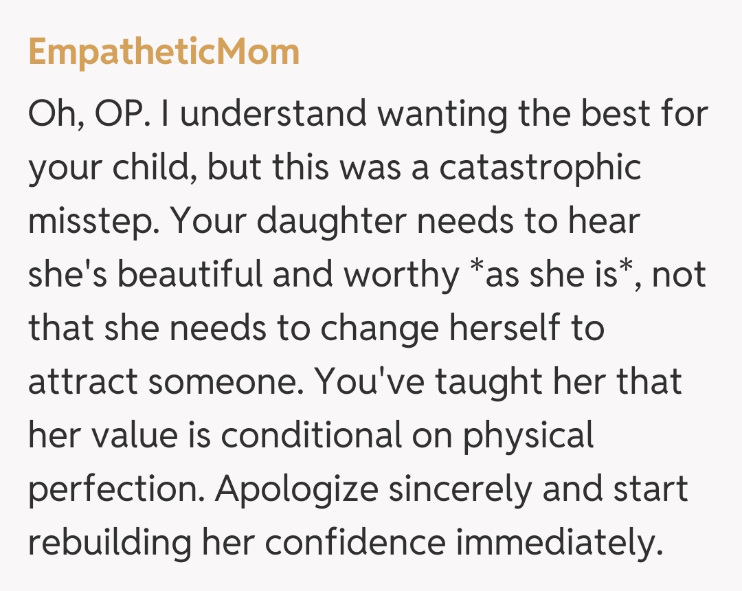 Comentariu de la EmpatheticMom