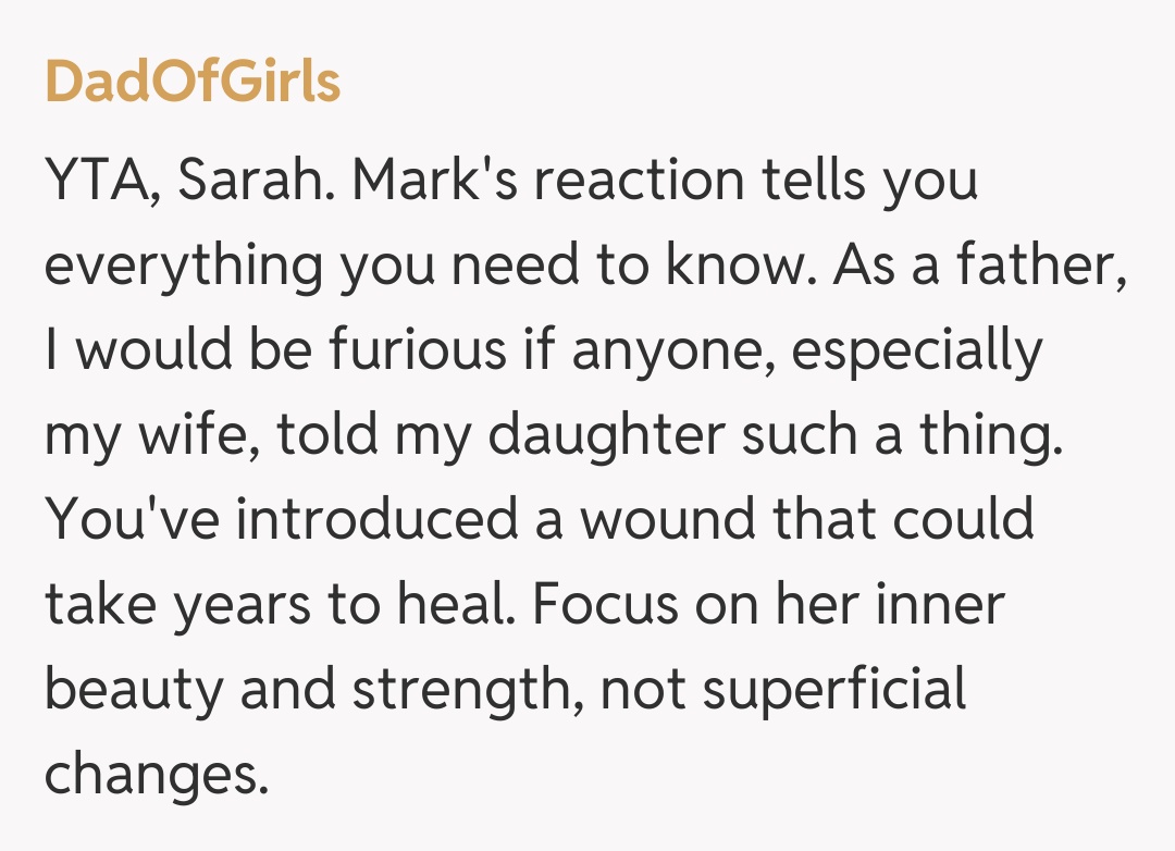 Comentariu de la DadOfGirls