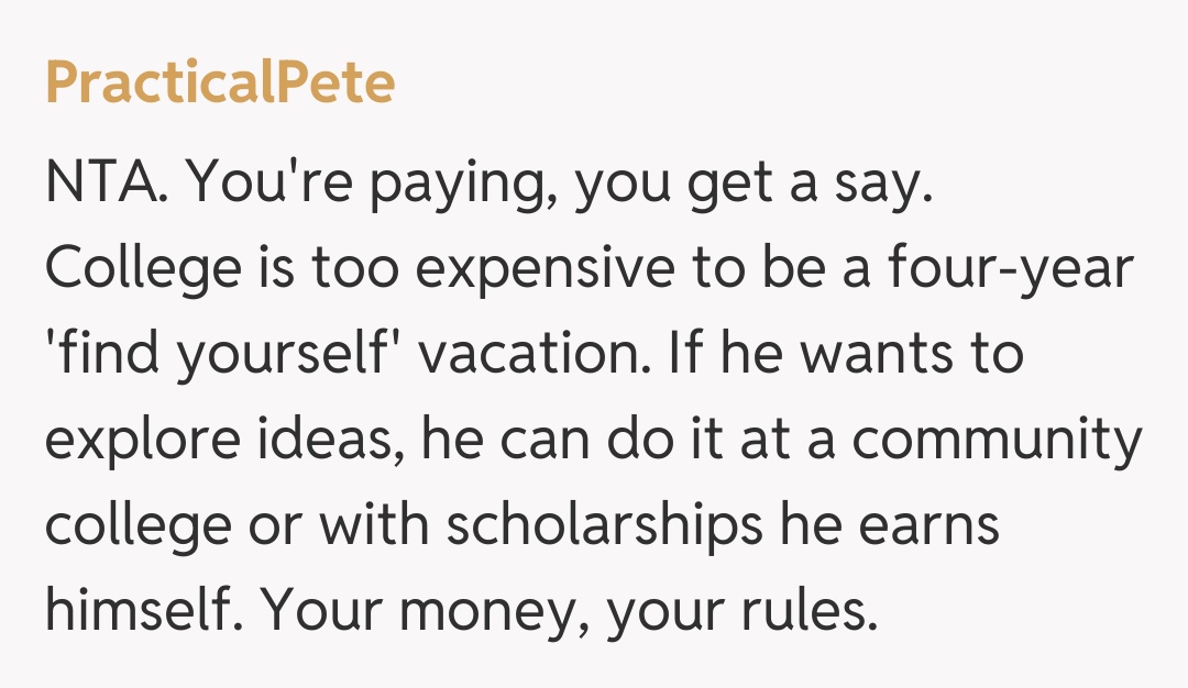 Comentariu de la PracticalPete