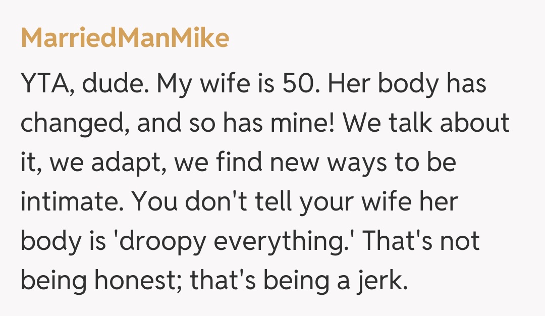 Comentariu de la MarriedManMike