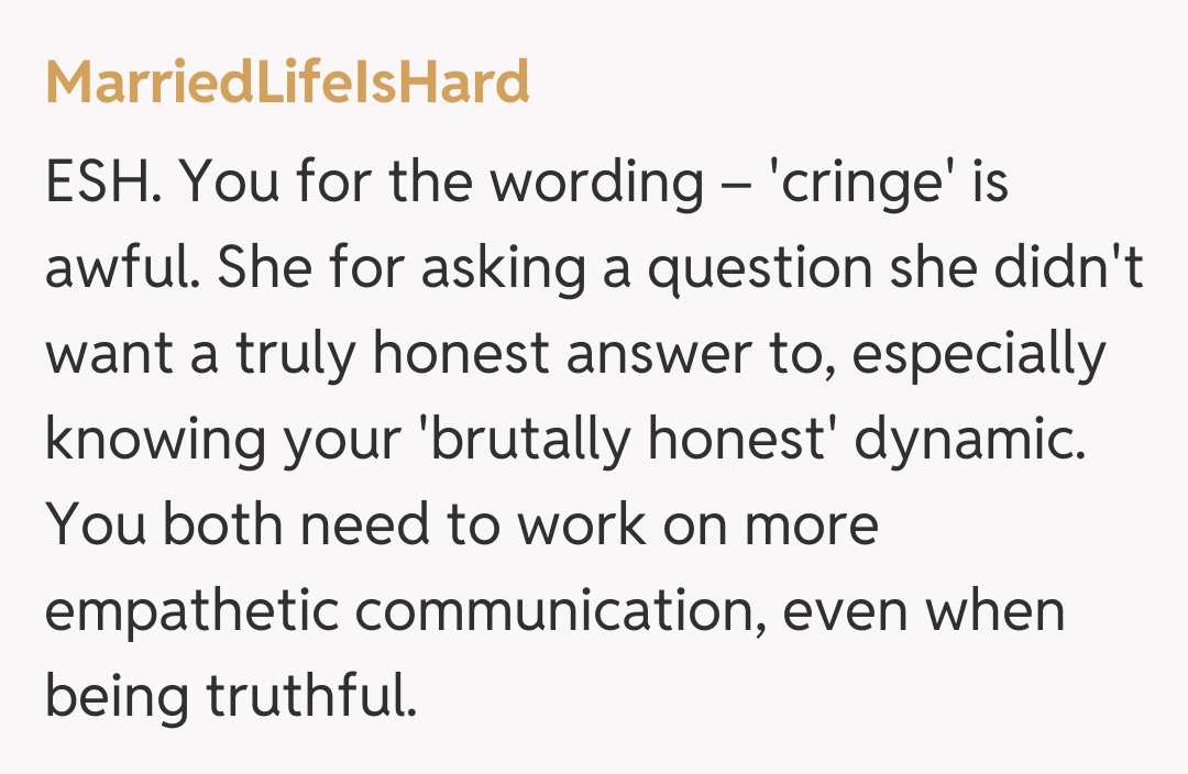 Comentariu de la MarriedLifeIsHard